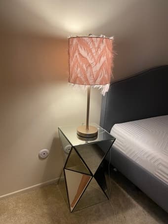 Bedside stable and lamp 2