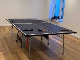 Ping Pong/Table Tennis Table, 9'x5' MD Sports Official Size, Foldable 1