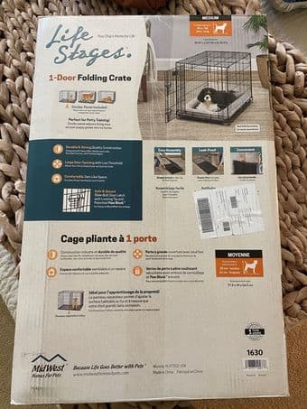 Life Stages dog crate for sale 1
