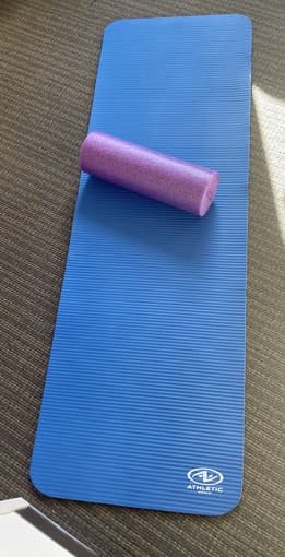 Yoga Mat and Foam Roller 1