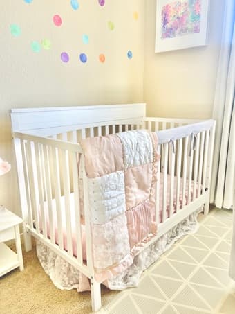 Baby Crib + Mattress for Sale 1