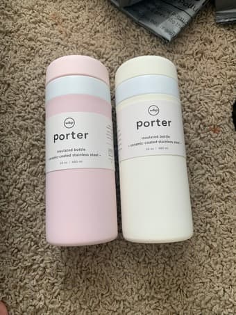 Hydroflasks, starbucks bottles 2