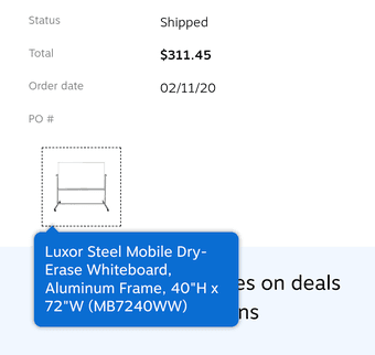 Mobile Dry Erase Whiteboard 1