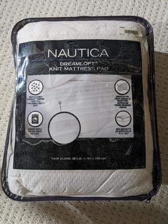 Twin XL mattress pad + sheets 1