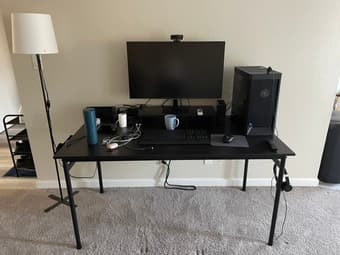 Desk and chairs 1