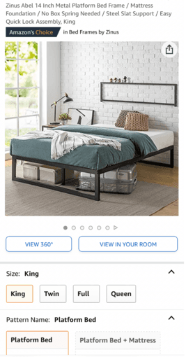 Bed  Mattress + Frame 2