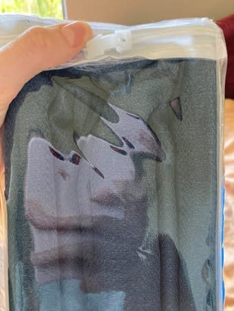 Brand new blue blackout curtains 2