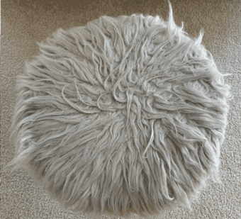 Soft Furry Ottoman/ Footrest Stool 2