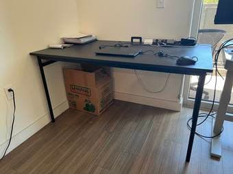 55" X 30" large desk 2