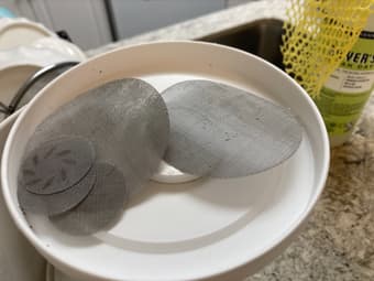 plant pot, ceramic and plastic 2