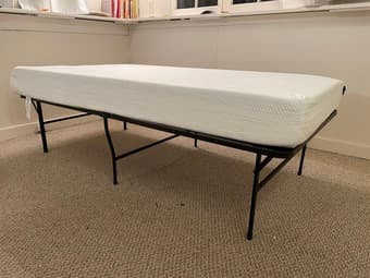 XL Twin Foam Mattress and Bed Frame by Zinus 2