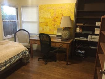 Sunny furnished room available in Covid-savvy Menlo Park home, $1600/m 2