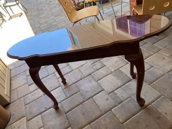 Solid wood side table 2