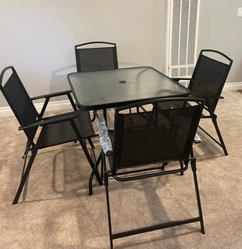 Dining set (table + 4 chairs) 1