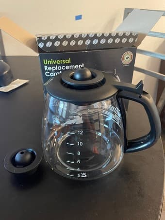 Café Brew Collection 12 Cup Glass Replacement Coffee Carafe 4