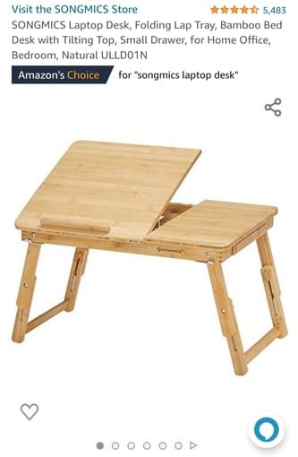 Wooden lap desk 1