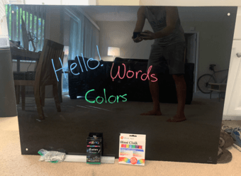 Glass Dry Erase Board (black) 1