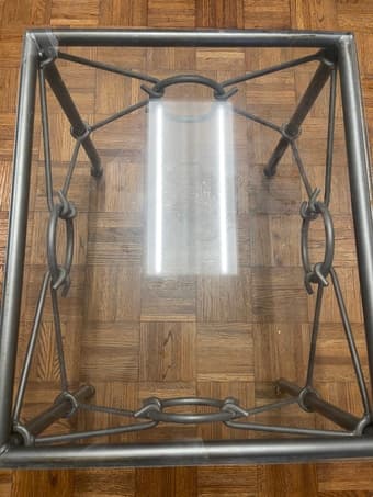 glass top coffee Table (delivery for campus, Menlo park or Palo alto) 2