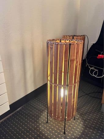 Two Wooden Lamps 1