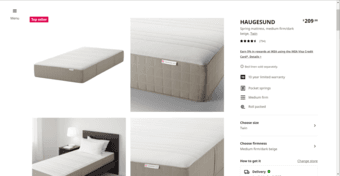 IKEA mattress 1