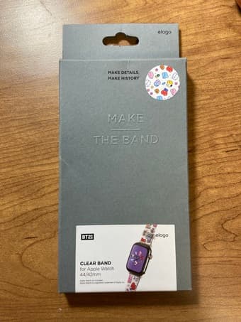 BT21 Clear Apple Watch Band (44/42 mm) 1
