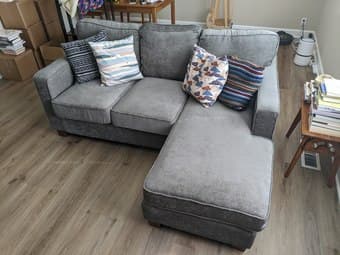 Kehlani reversible sofa with chaise 3