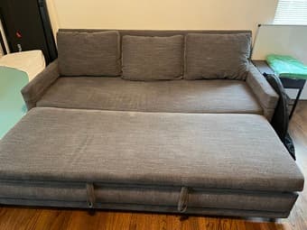 Crate n' Barrel Bedford trundle sleeper sofa 1