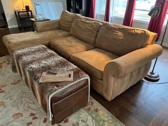 Pottery Barn sectional 1