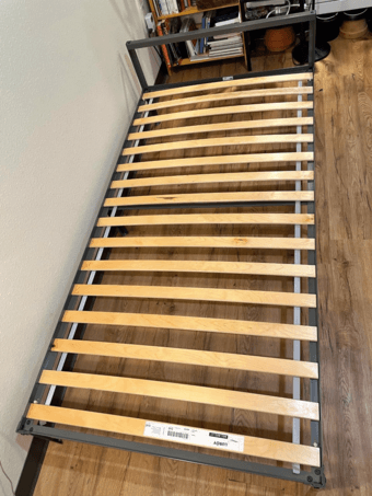 Twin size mattress and/or bed frame for sale 1