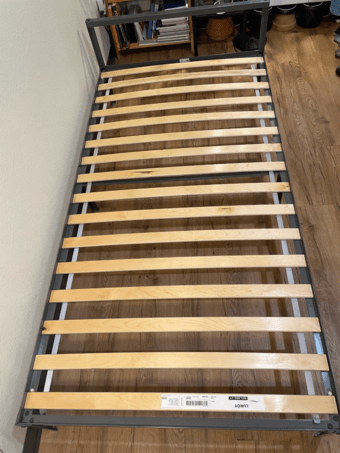 Twin size mattress and/or bed frame for sale 2