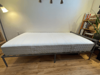 Twin size mattress and/or bed frame for sale 3