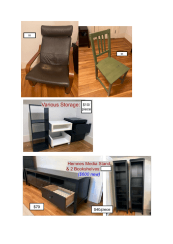 Chair/Shelves/Various pickup Palo Alto 1