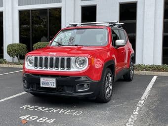 Red 2017 Jeep Renegade Limited 1