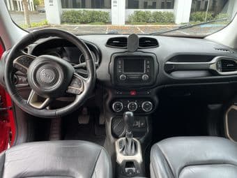 Red 2017 Jeep Renegade Limited 3
