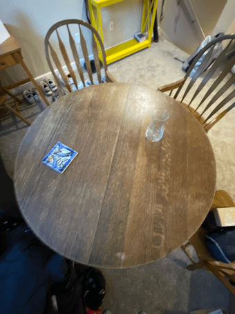 Dining Table with Extension + 6 Comfortable Chairs 1