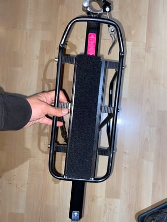 Rear bike rack - post mount 2