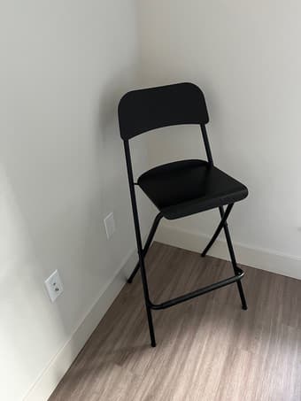 Foldable bar stools with backrest 1