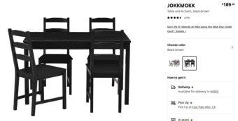 Dinning Table for 4 1