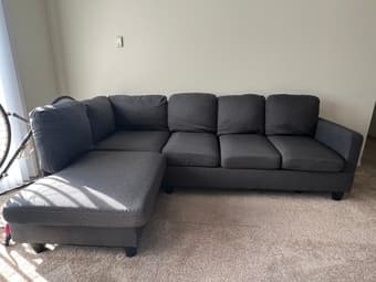 Grey Karina-Louise 2 - Piece Upholstered Sectional Sofa 1