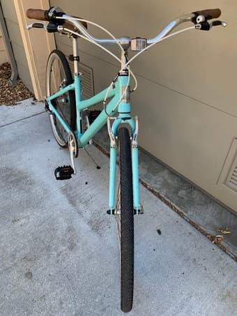 2018 Felt Cafe 7 Hybrid bicycle 1