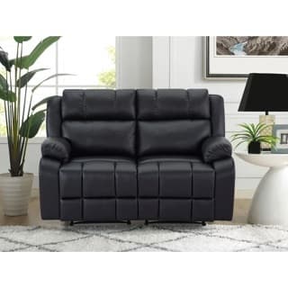 58” Vegan Leather Recliner, New (originally cost $1k+) 1