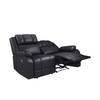 58” Vegan Leather Recliner, New (originally cost $1k+) 3
