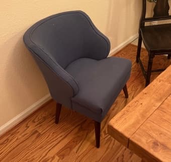 Blue chair 1