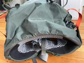 Osprey Atmos 65L Pack + Rain Cover + Travel Duffel 2