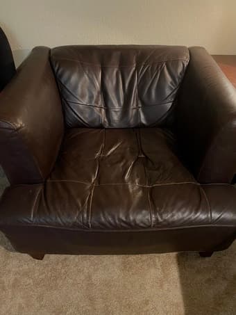 Leather armchair 1