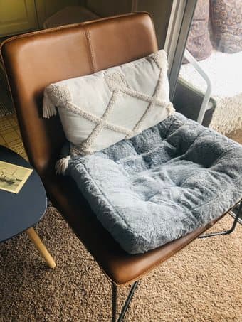 West Elm Leather Lounge Chair 2