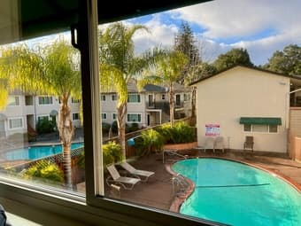 Beautiful pool view 1BR apartment 1