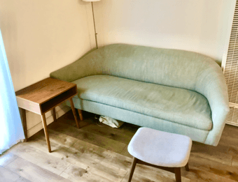 Mid-century West Elm sofa 1