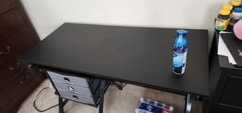 Sturdy Black Desk For Study/Work 1