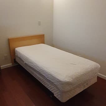 (price down) Twin XL bed and mattress 1